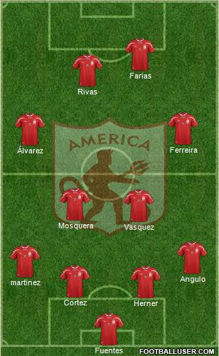 CD América de Cali Formation 2016