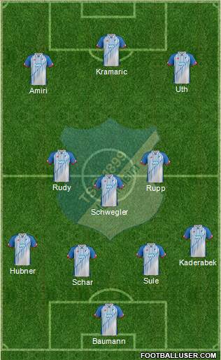 TSG 1899 Hoffenheim Formation 2016