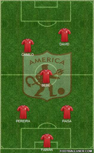 CD América de Cali Formation 2016