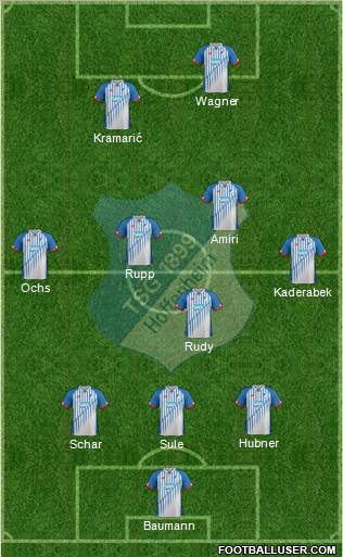 TSG 1899 Hoffenheim Formation 2016