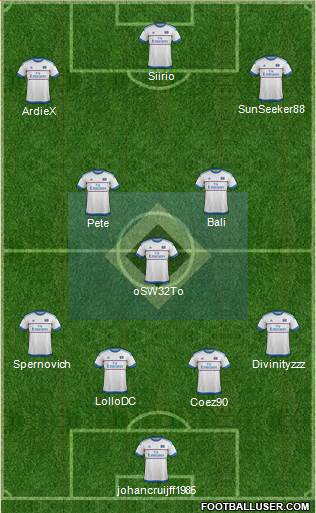 Hamburger SV Formation 2016