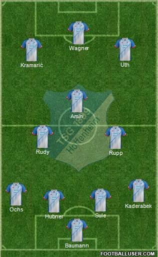 TSG 1899 Hoffenheim Formation 2016