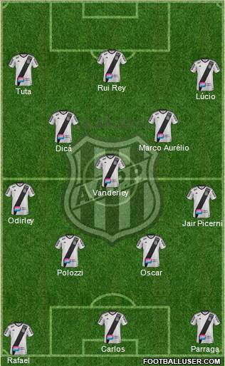 AA Ponte Preta Formation 2016