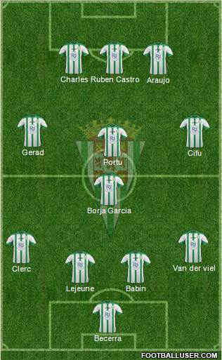 Córdoba C.F., S.A.D. Formation 2016