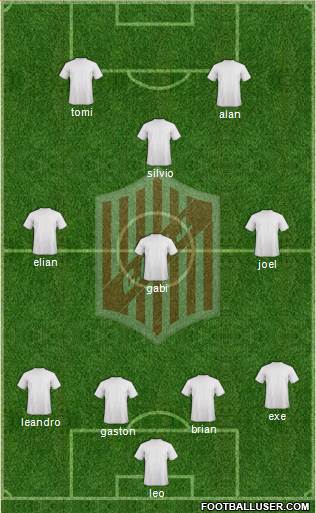 9 de Julio Formation 2016