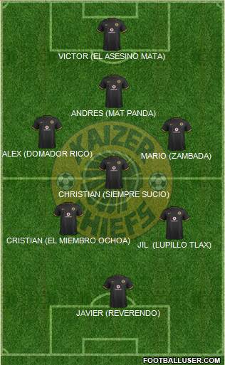 Kaizer Chiefs Formation 2016