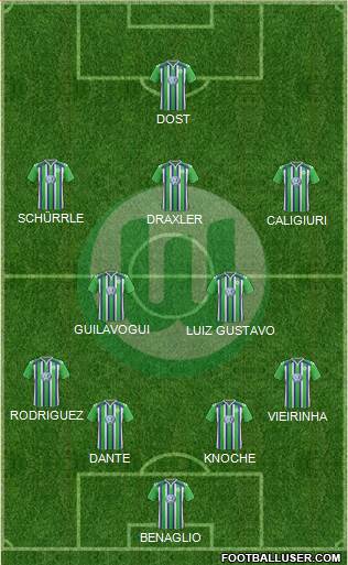 VfL Wolfsburg Formation 2016