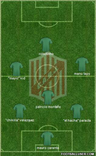 9 de Julio Formation 2016