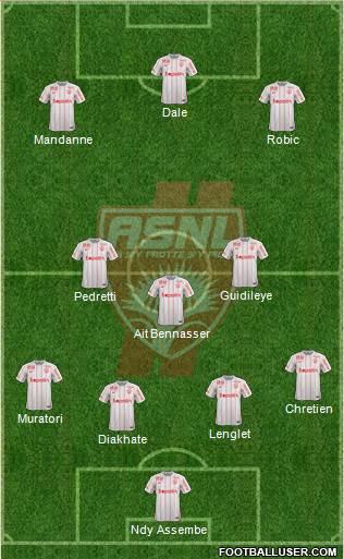 A.S. Nancy Lorraine Formation 2016