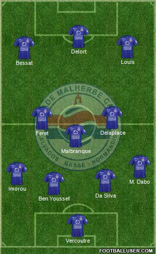 Stade Malherbe Caen Basse-Normandie Formation 2016