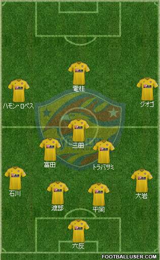 Vegalta Sendai Formation 2016