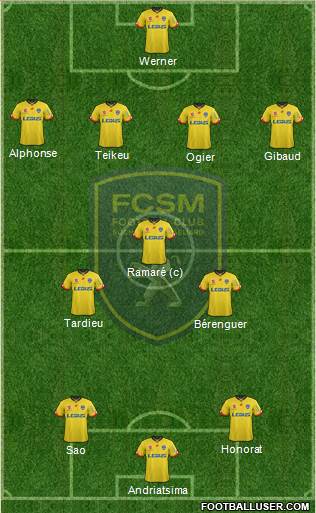 FC Sochaux-Montbéliard Formation 2016