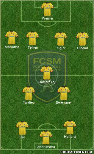 FC Sochaux-Montbéliard Formation 2016