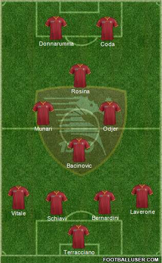 Salernitana Formation 2016