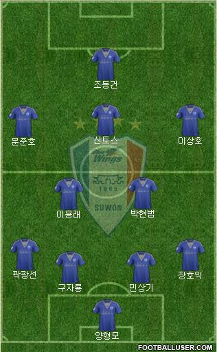 Suwon Samsung Blue Wings Formation 2016