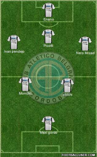 Belgrano de Córdoba Formation 2016