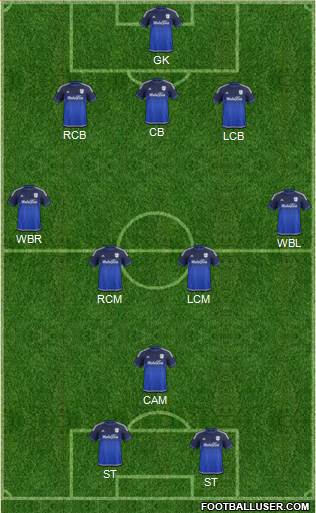 Cardiff City Formation 2016