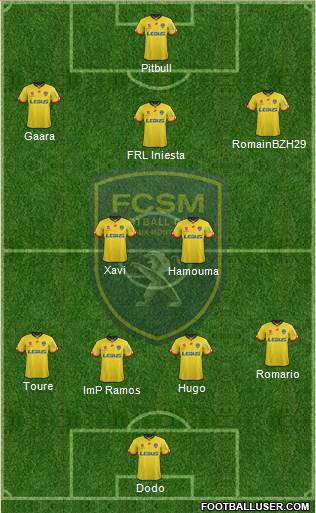 FC Sochaux-Montbéliard Formation 2016