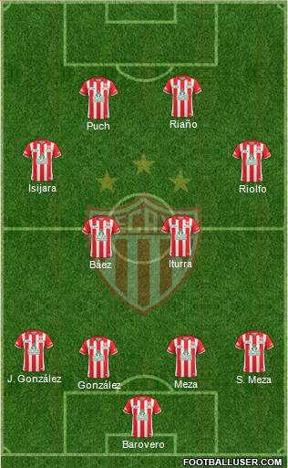 Club Deportivo Necaxa Formation 2016