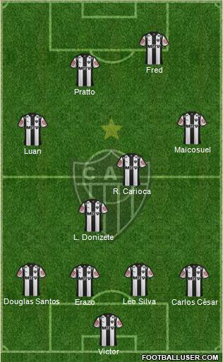 C Atlético Mineiro Formation 2016