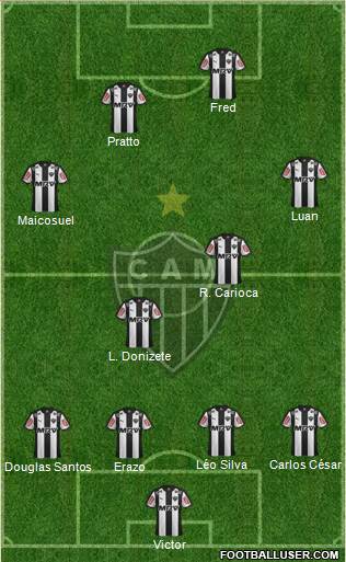 C Atlético Mineiro Formation 2016