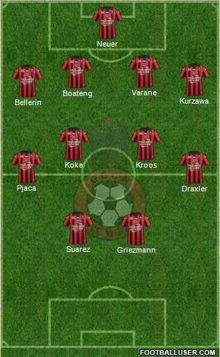 OGC Nice Côte d'Azur Formation 2016