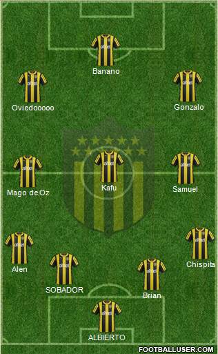 Club Atlético Peñarol Formation 2016