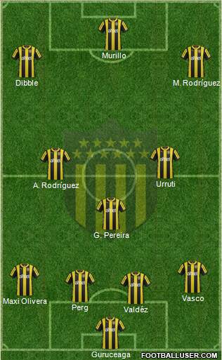 Club Atlético Peñarol Formation 2016