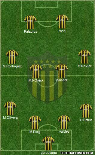 Club Atlético Peñarol Formation 2016