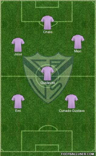 Vélez Sarsfield Formation 2016