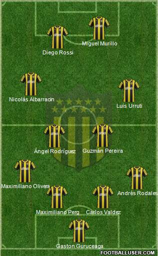 Club Atlético Peñarol Formation 2016