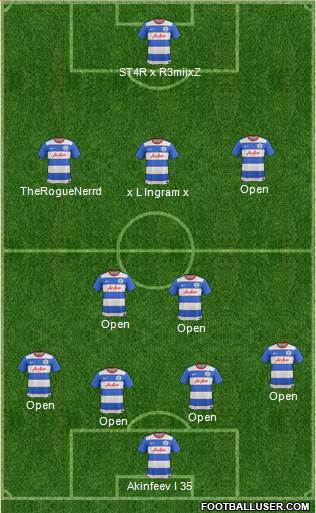 Queens Park Rangers Formation 2016