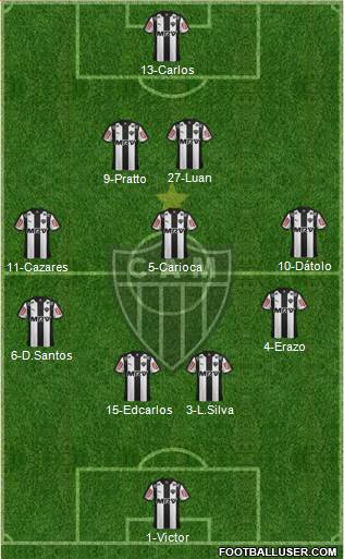 C Atlético Mineiro Formation 2016