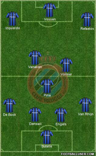 Club Brugge KV Formation 2016