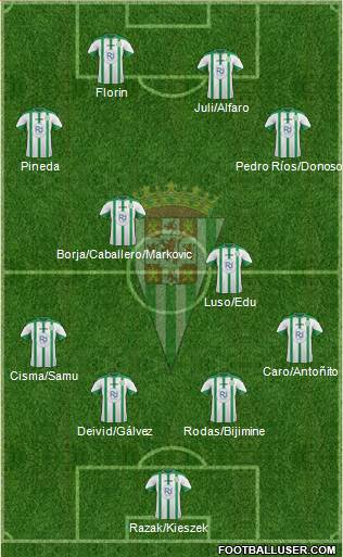 Córdoba C.F., S.A.D. Formation 2016