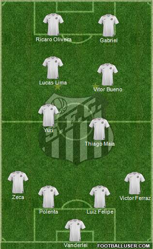 Santos FC Formation 2016