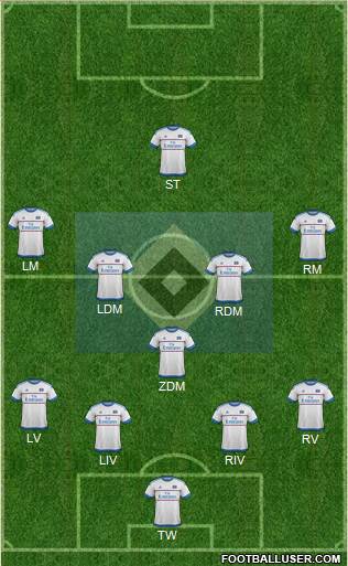 Hamburger SV Formation 2016