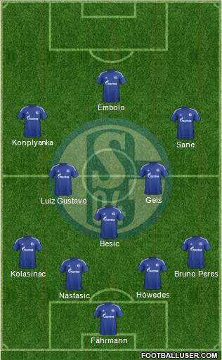 FC Schalke 04 Formation 2016