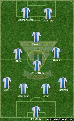 C.D. Leganés S.A.D. Formation 2016