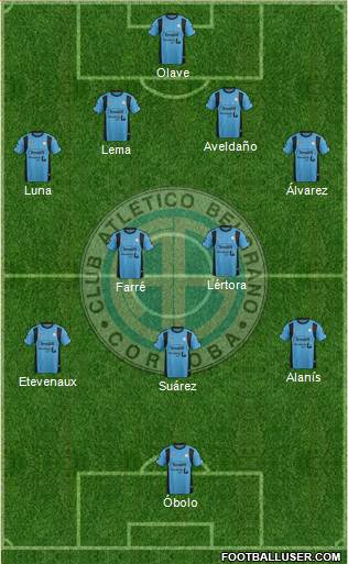 Belgrano de Córdoba Formation 2016