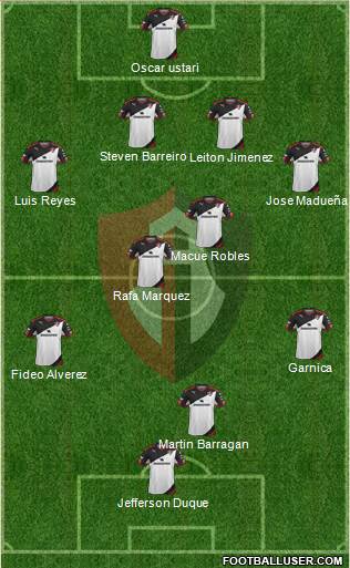 Club Deportivo Atlas Formation 2016