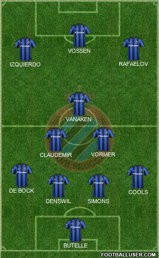 Club Brugge KV Formation 2016