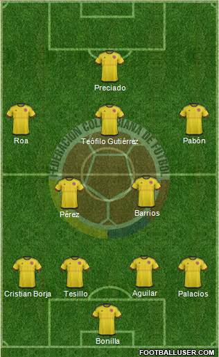 Colombia Formation 2016