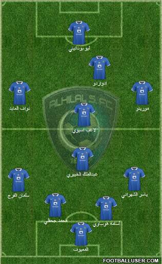 Al-Hilal (KSA) Formation 2016