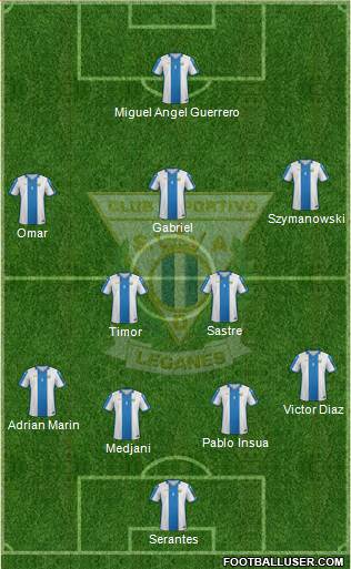 C.D. Leganés S.A.D. Formation 2016