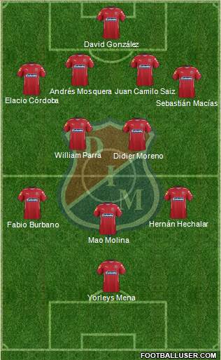 CD Independiente Medellín Formation 2016