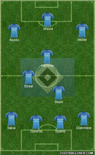 Hamburger SV Formation 2016