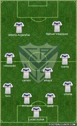 Vélez Sarsfield Formation 2016