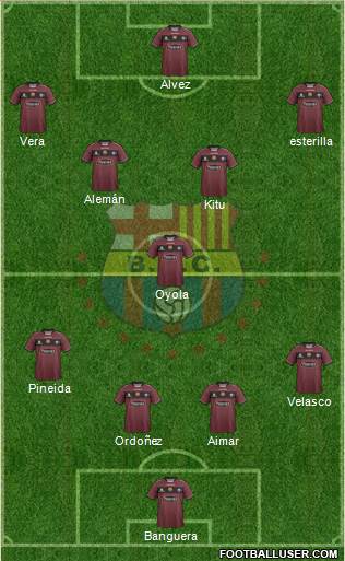 Barcelona SC Formation 2016