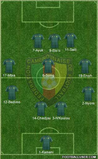 Cameroon Formation 2016